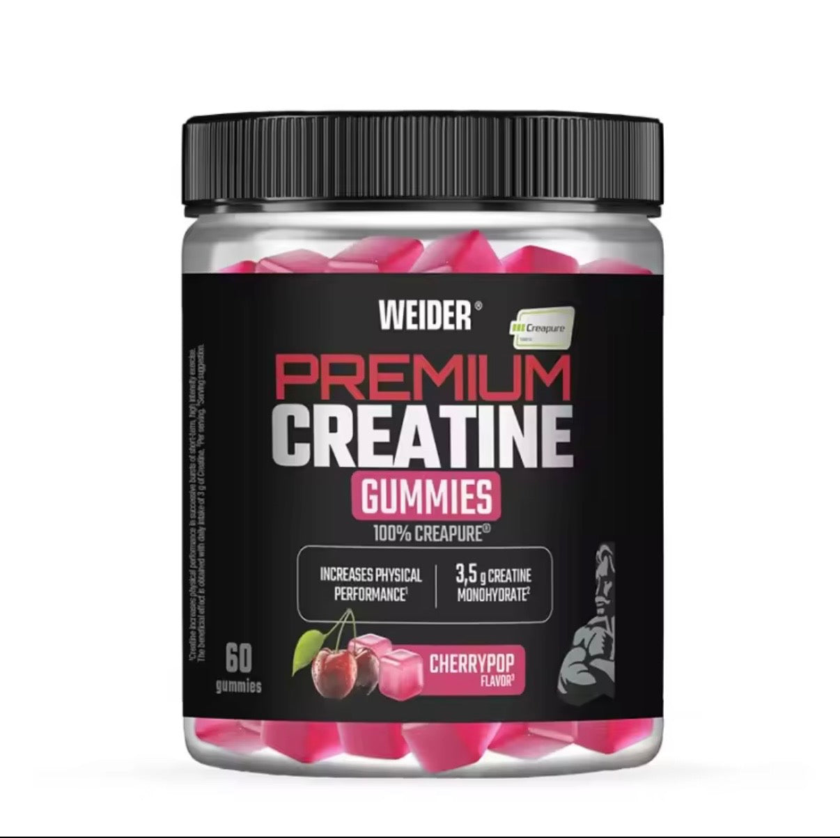Creatina 60 Gominolas (sabor cereza)