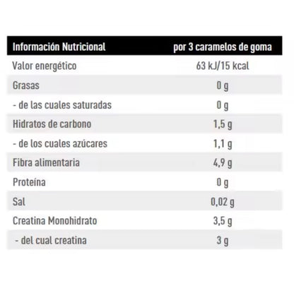 Creatina 60 Gominolas (sabor cereza)