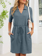 Vestido verano mujer cuello en V